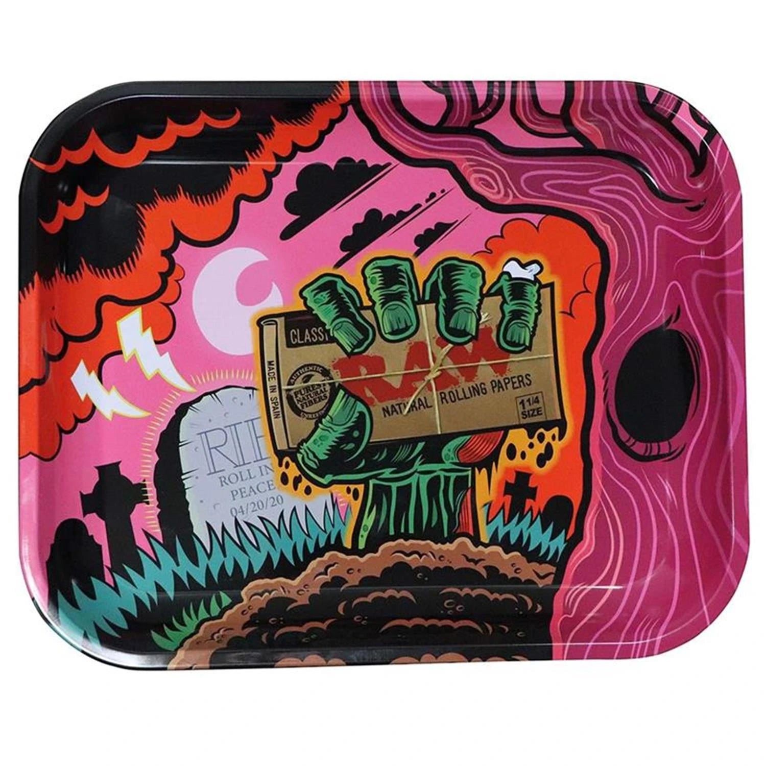 RAW ZOMBIE Rolling Tray Large 34,0 x 27,5 cm RAW